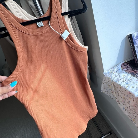 Rib Stretch Organic Cotton  tank top - Picture 3 of 8